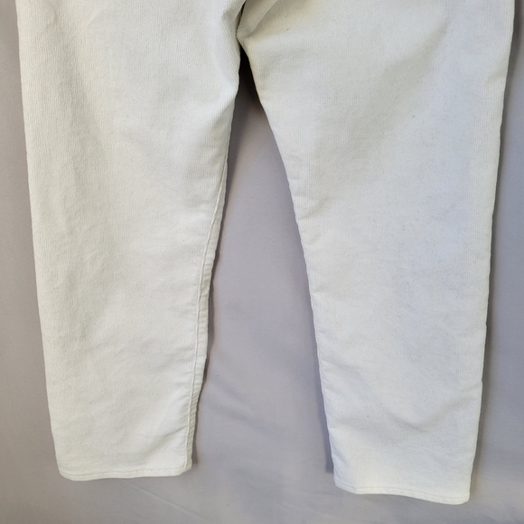 Levi's Wedgie Straight Corduroy Pants Ivory 29 - Picture 6 of 13